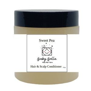 Baby Bella Kids Sweet Pea Hair & Scalp Conditioner, 4 OZ, Made in USA
